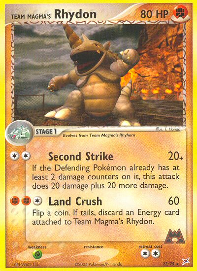 Team Magma's Rhydon (22/95) [EX: Team Magma vs Team Aqua] | I Want That Stuff Brandon