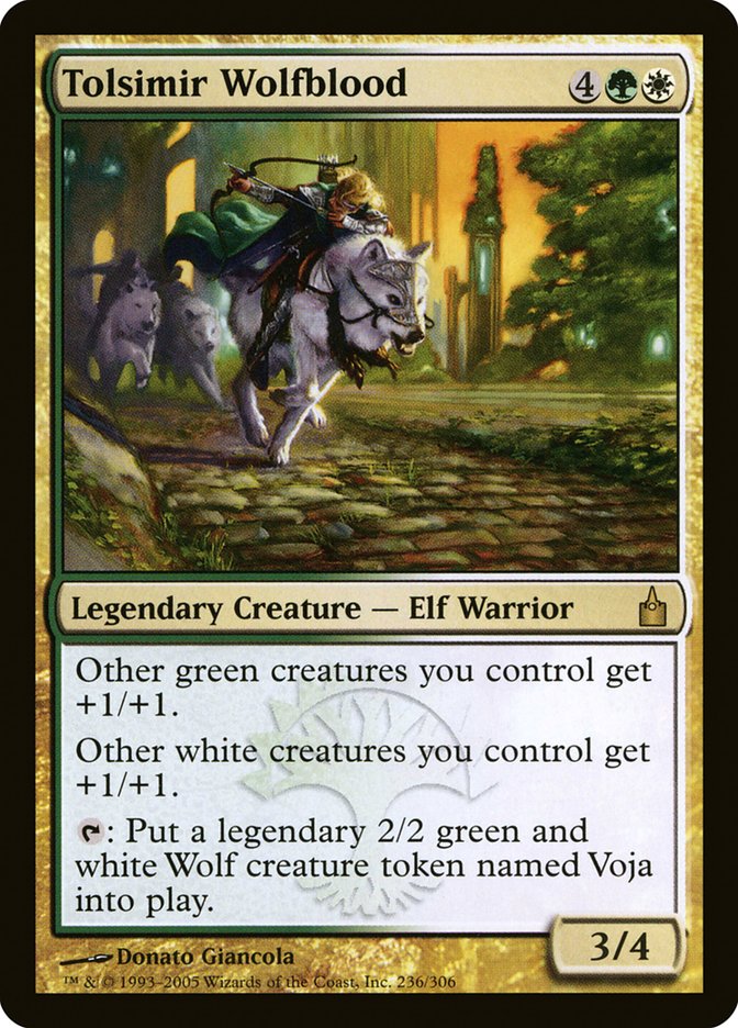 Tolsimir Wolfblood [Ravnica: City of Guilds] | I Want That Stuff Brandon