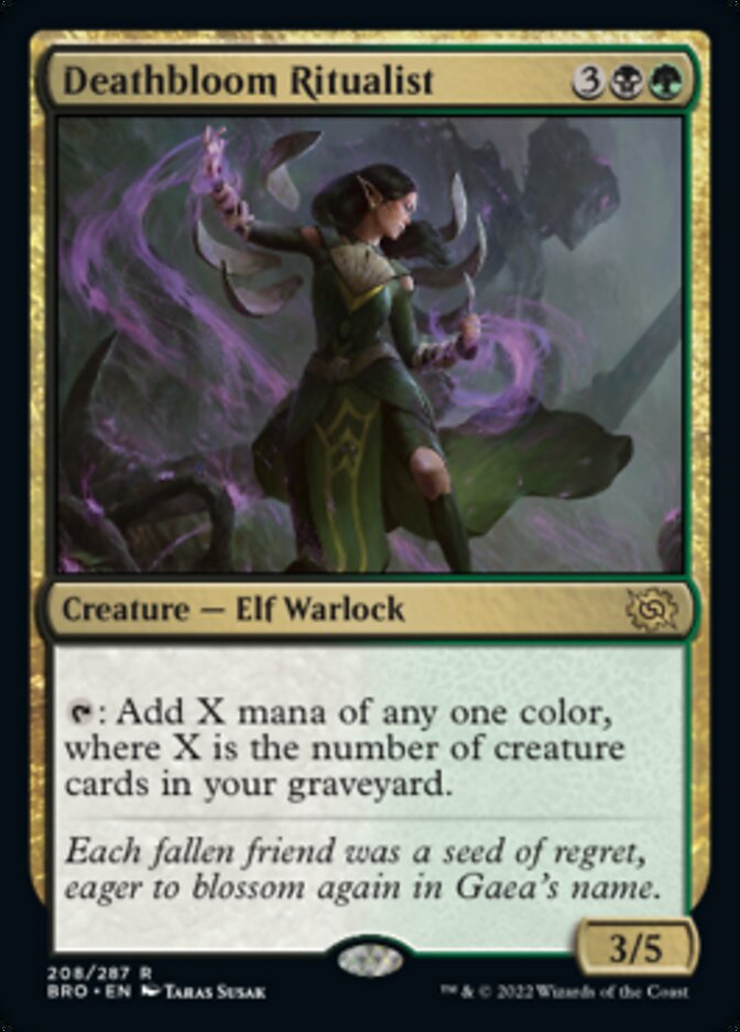 Deathbloom Ritualist [The Brothers' War] | I Want That Stuff Brandon