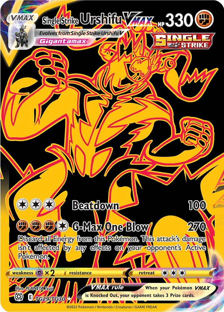 Single Strike Urshifu VMAX (TG29/TG30) [Sword & Shield: Brilliant Stars] | I Want That Stuff Brandon