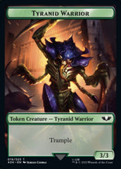 Tyranid (017) // Tyranid Warrior Double-Sided Token (Surge Foil) [Warhammer 40,000 Tokens] | I Want That Stuff Brandon