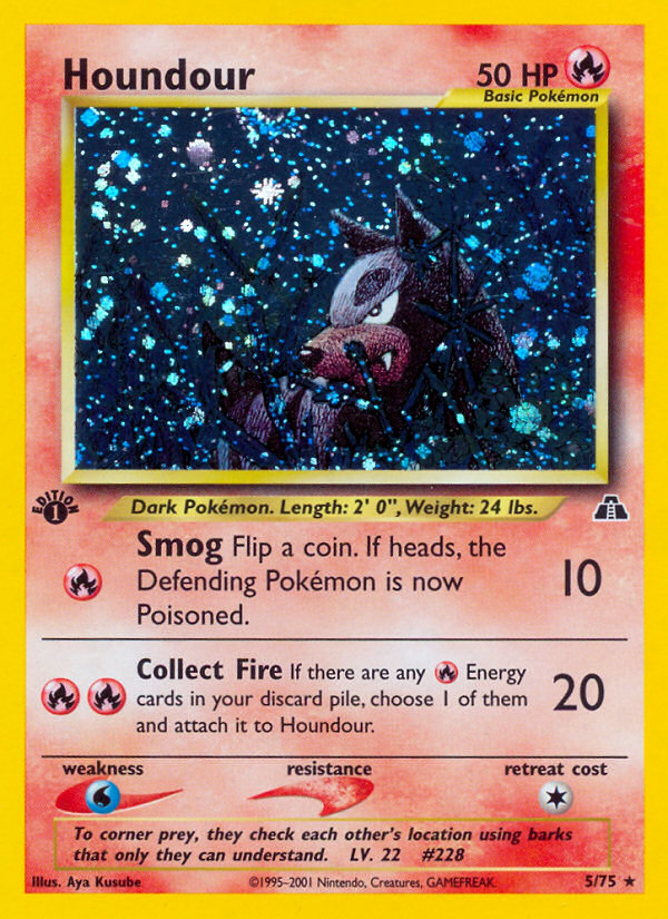 Houndour (5/75) [Neo Discovery 1st Edition] | I Want That Stuff Brandon