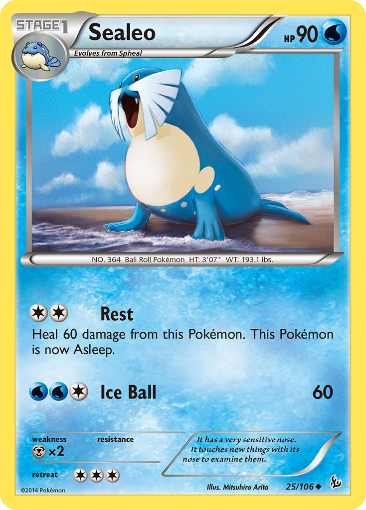 Sealeo (25/106) [XY: Flashfire] | I Want That Stuff Brandon