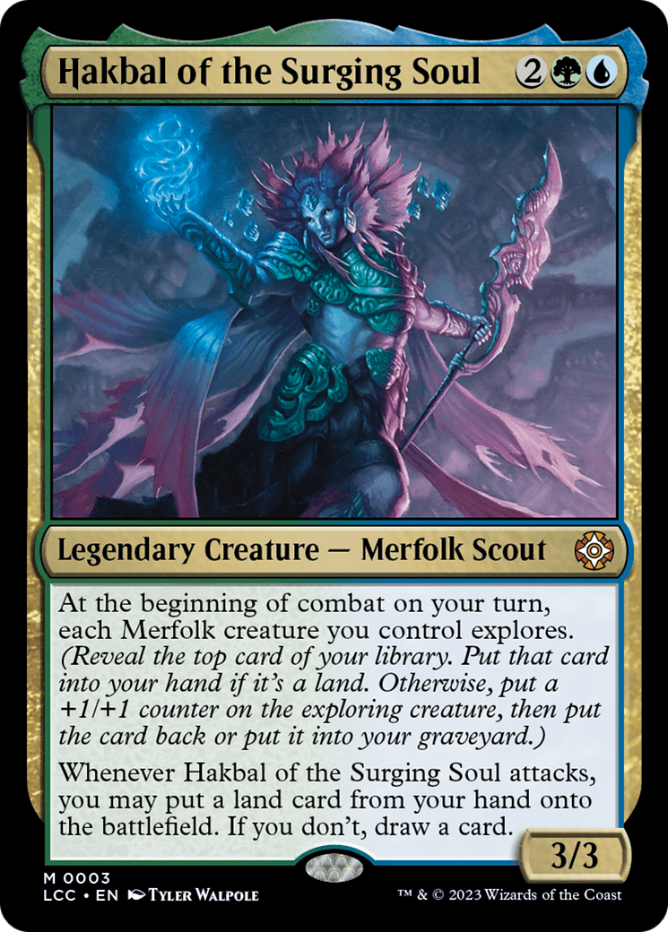 Hakbal of the Surging Soul [The Lost Caverns of Ixalan Commander] | I Want That Stuff Brandon