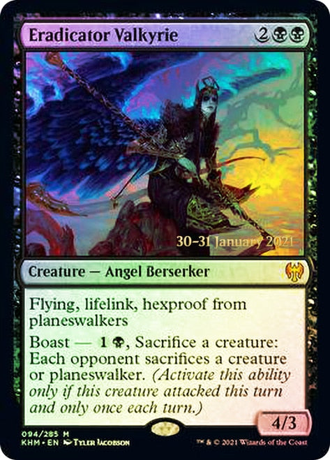 Eradicator Valkyrie [Kaldheim Prerelease Promos] | I Want That Stuff Brandon