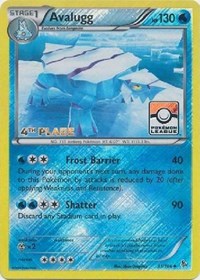 Avalugg (31/106) (League Promo 4th Place) [XY: Flashfire] | I Want That Stuff Brandon