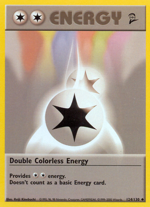 Double Colorless Energy (124/130) [Base Set 2] | I Want That Stuff Brandon