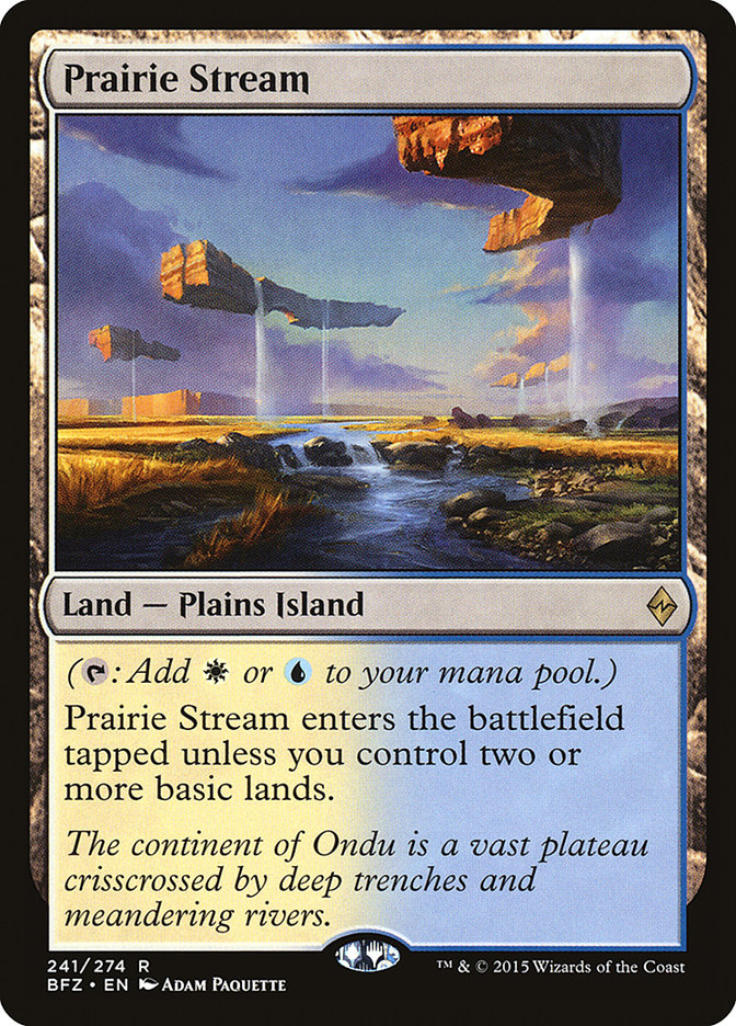 Prairie Stream [Battle for Zendikar] | I Want That Stuff Brandon