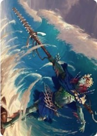 Tazeem Roilmage Art Card [Zendikar Rising Art Series] | I Want That Stuff Brandon