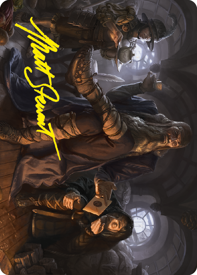 Sharkey, Tyrant of the Shire Art Card (Gold-Stamped Signature) [The Lord of the Rings: Tales of Middle-earth Art Series] | I Want That Stuff Brandon