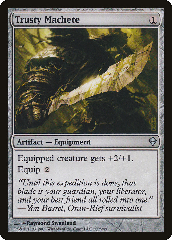 Trusty Machete [Zendikar] | I Want That Stuff Brandon