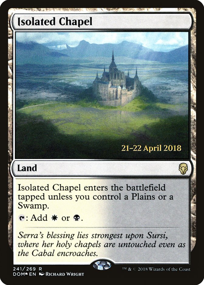 Isolated Chapel [Dominaria Prerelease Promos] | I Want That Stuff Brandon