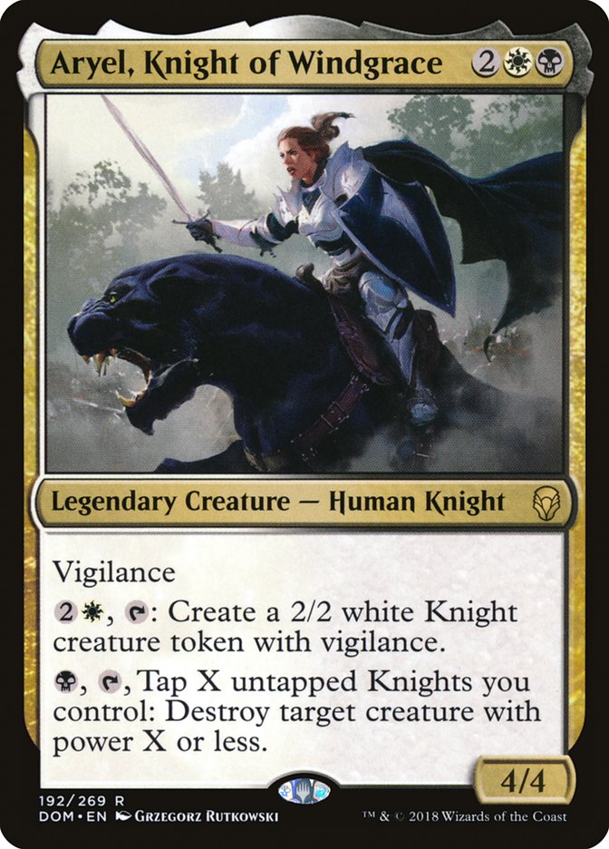 Aryel, Knight of Windgrace [Dominaria] | I Want That Stuff Brandon