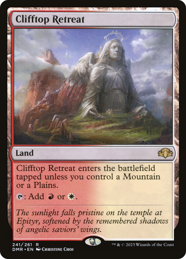 Clifftop Retreat [Dominaria Remastered] | I Want That Stuff Brandon