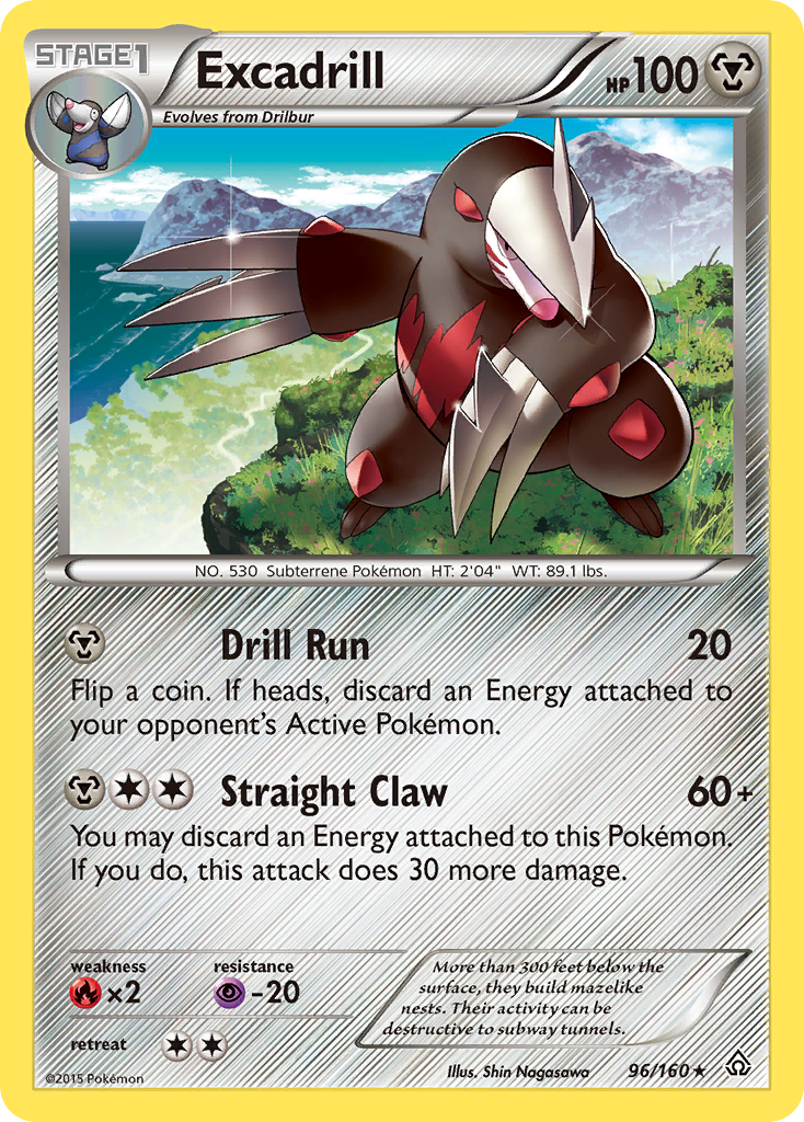 Excadrill (96/160) [XY: Primal Clash] | I Want That Stuff Brandon