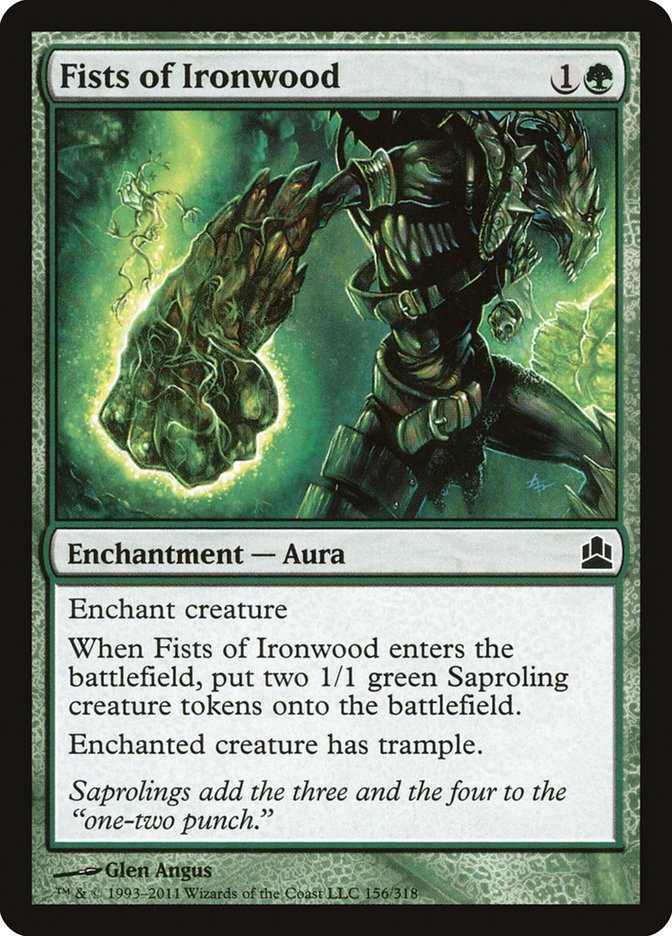 Fists of Ironwood [Commander 2011] | I Want That Stuff Brandon