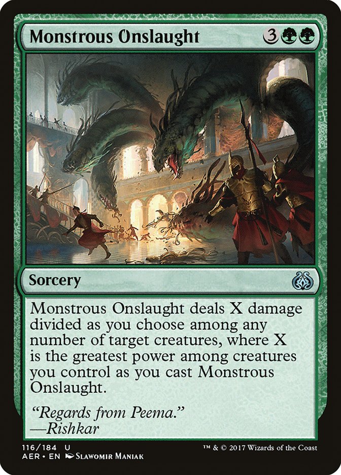 Monstrous Onslaught [Aether Revolt] | I Want That Stuff Brandon