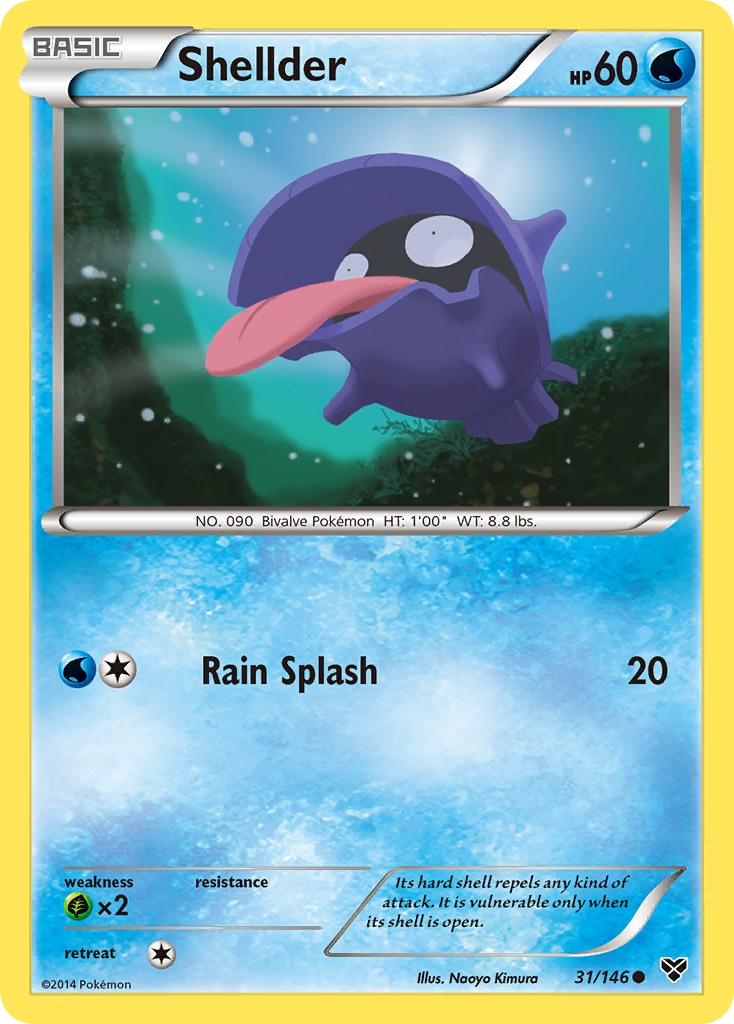 Shellder (31/146) [XY: Base Set] | I Want That Stuff Brandon