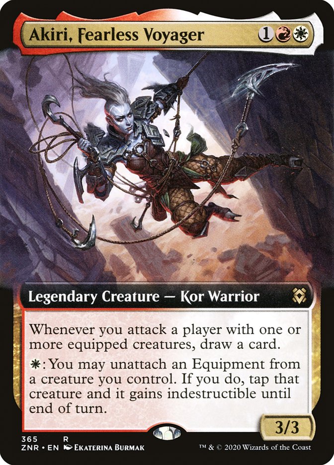 Akiri, Fearless Voyager (Extended Art) [Zendikar Rising] | I Want That Stuff Brandon