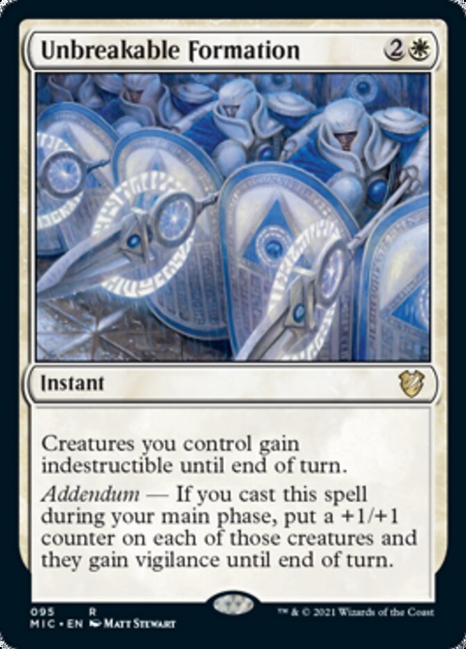 Unbreakable Formation [Innistrad: Midnight Hunt Commander] | I Want That Stuff Brandon