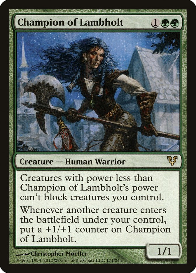 Champion of Lambholt [Avacyn Restored] | I Want That Stuff Brandon