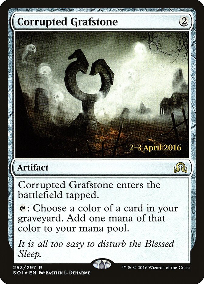Corrupted Grafstone [Shadows over Innistrad Prerelease Promos] | I Want That Stuff Brandon