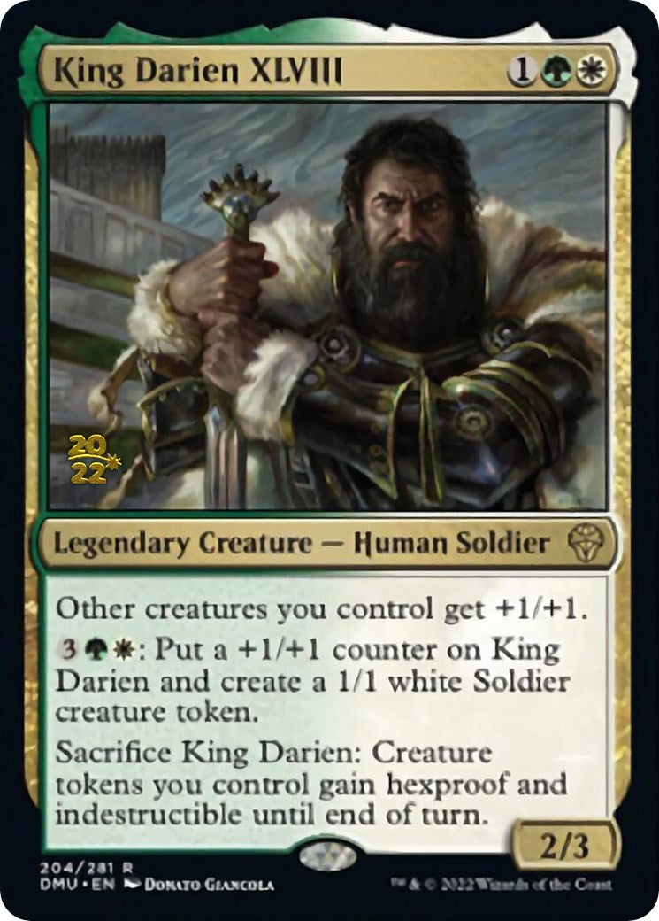 King Darien XLVIII [Dominaria United Prerelease Promos] | I Want That Stuff Brandon