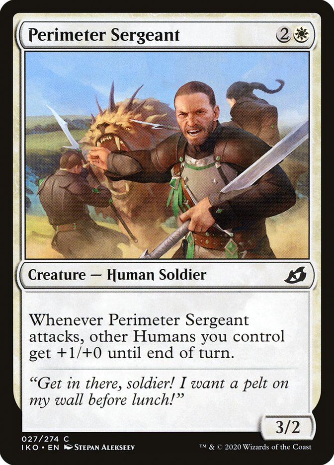 Perimeter Sergeant [Ikoria: Lair of Behemoths] | I Want That Stuff Brandon