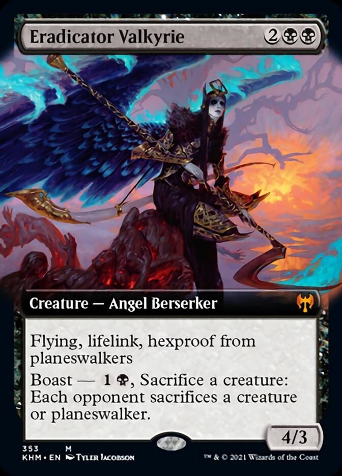 Eradicator Valkyrie (Extended Art) [Kaldheim] | I Want That Stuff Brandon