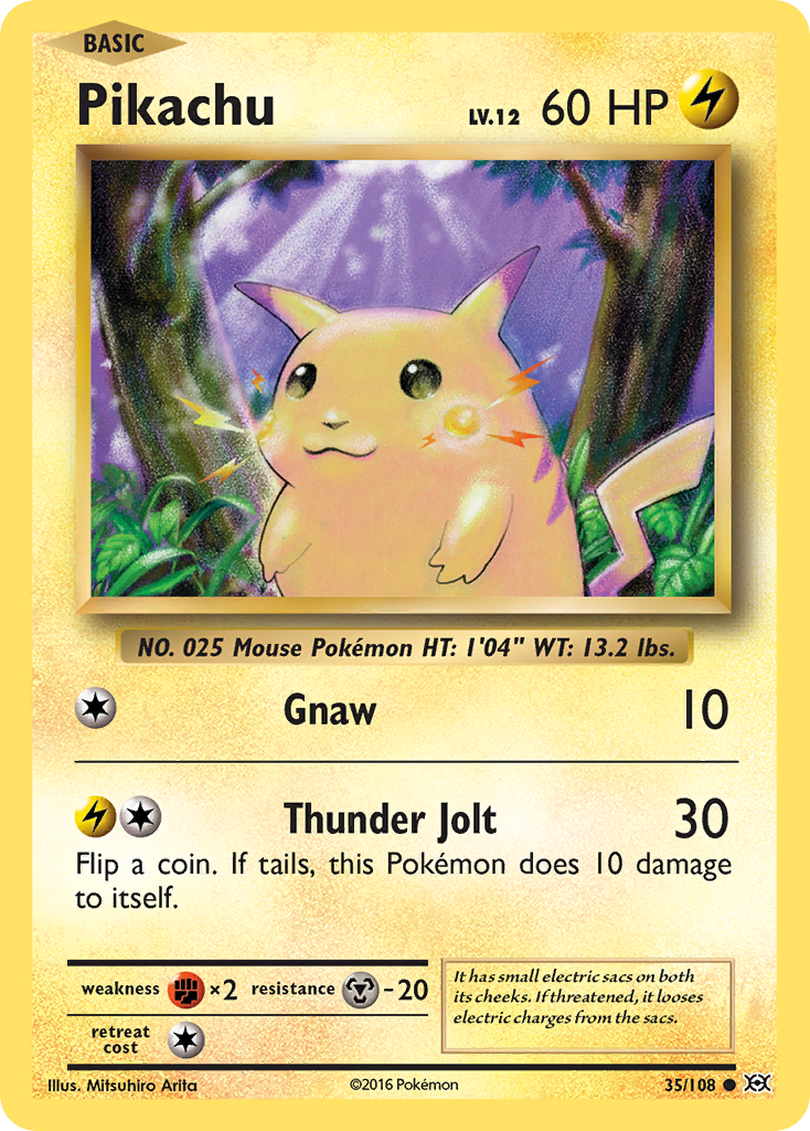 Pikachu (35/108) [XY: Evolutions] | I Want That Stuff Brandon