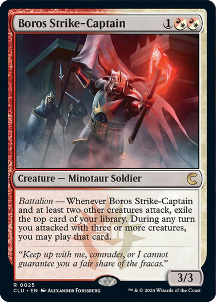 Boros Strike-Captain [Ravnica: Clue Edition] | I Want That Stuff Brandon