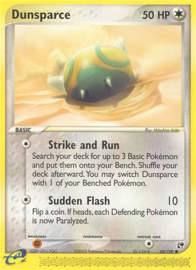 Dunsparce (60/100) [EX: Sandstorm] | I Want That Stuff Brandon