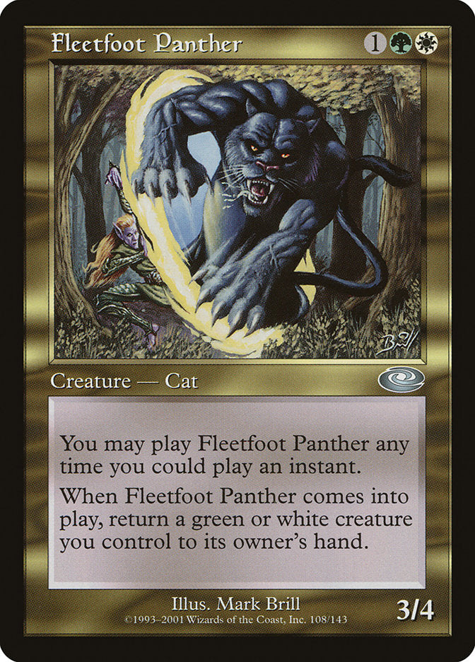 Fleetfoot Panther [Planeshift] | I Want That Stuff Brandon