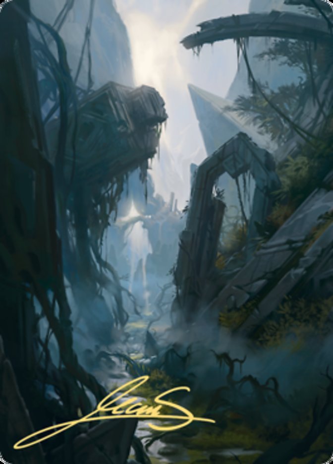 Swamp 2 Art Card (Gold-Stamped Signature) [Zendikar Rising Art Series] | I Want That Stuff Brandon