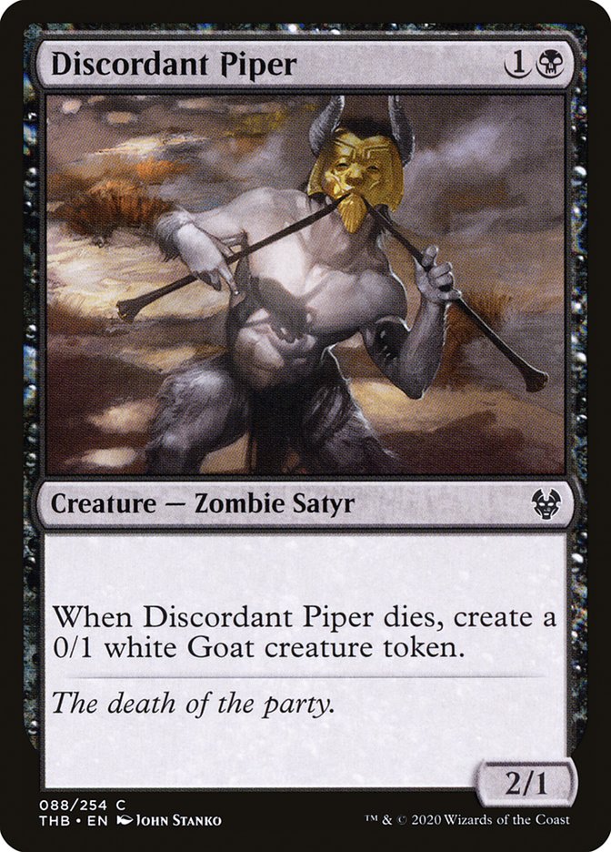 Discordant Piper [Theros Beyond Death] | I Want That Stuff Brandon