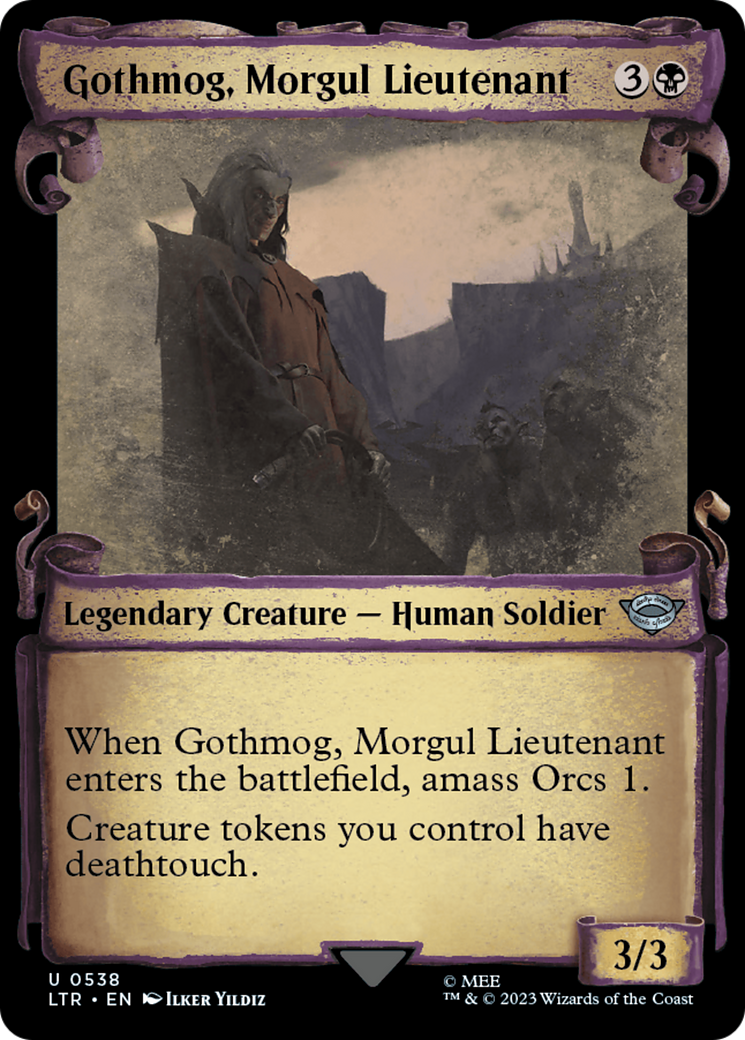 Gothmog, Morgul Lieutenant [The Lord of the Rings: Tales of Middle-Earth Showcase Scrolls] | I Want That Stuff Brandon