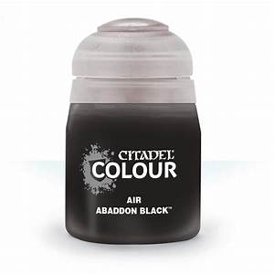Abaddon Black Citadel Air Paint | I Want That Stuff Brandon
