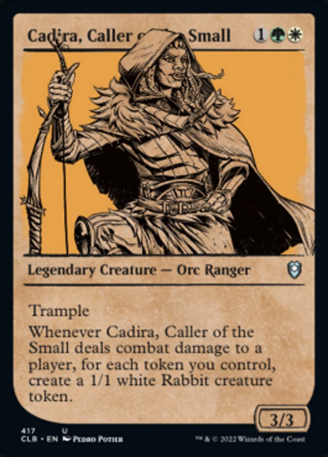 Cadira, Caller of the Small (Showcase) [Commander Legends: Battle for Baldur's Gate] | I Want That Stuff Brandon