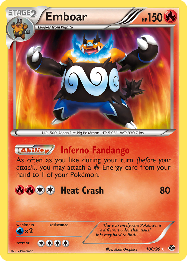 Emboar (100/99) [Black & White: Next Destinies] | I Want That Stuff Brandon