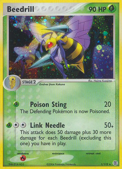 Beedrill (1/112) [EX: FireRed & LeafGreen] | I Want That Stuff Brandon