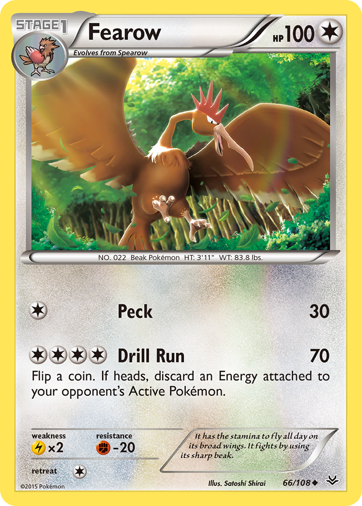 Fearow (66/108) [XY: Roaring Skies] | I Want That Stuff Brandon