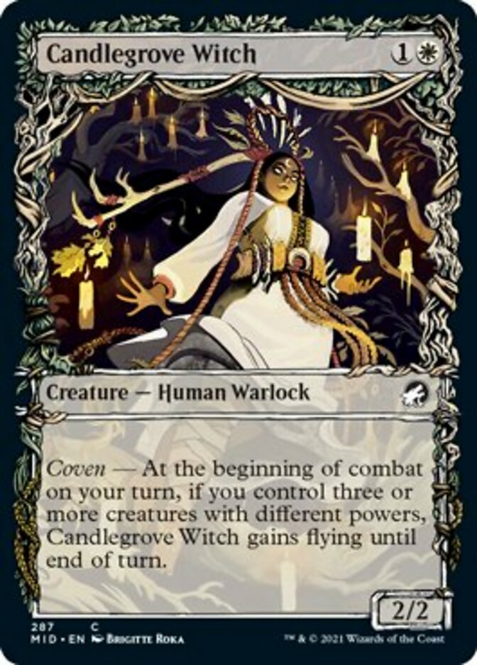 Candlegrove Witch (Showcase Equinox) [Innistrad: Midnight Hunt] | I Want That Stuff Brandon