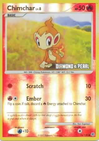 Chimchar (76/130) [Burger King Promos: 2008 Collection] | I Want That Stuff Brandon