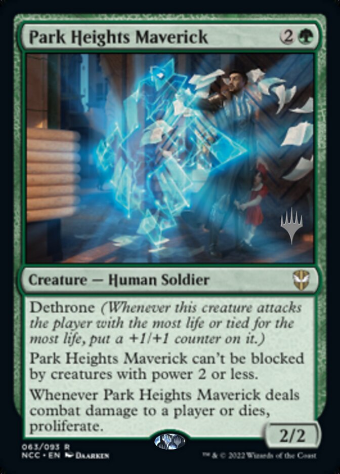 Park Heights Maverick (Promo Pack) [Streets of New Capenna Commander Promos] | I Want That Stuff Brandon