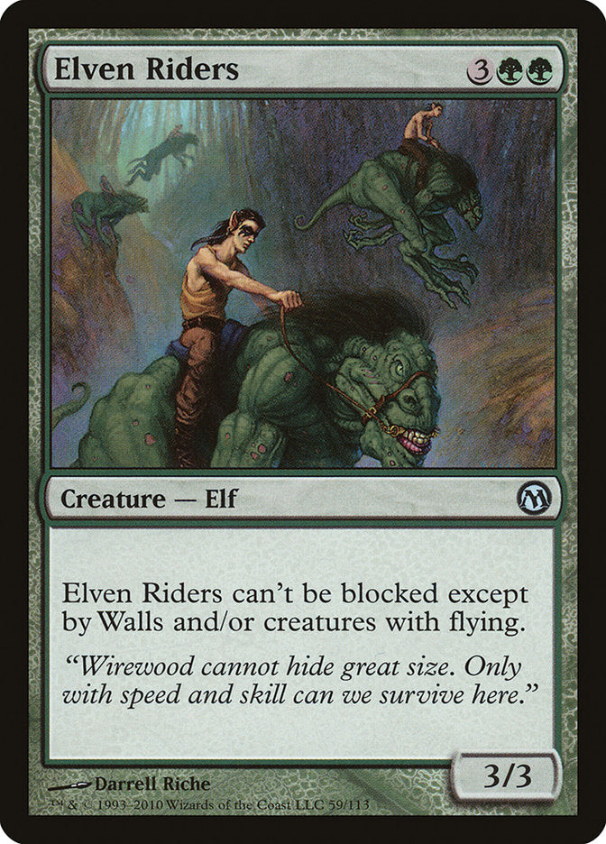 Elven Riders [Duels of the Planeswalkers] | I Want That Stuff Brandon