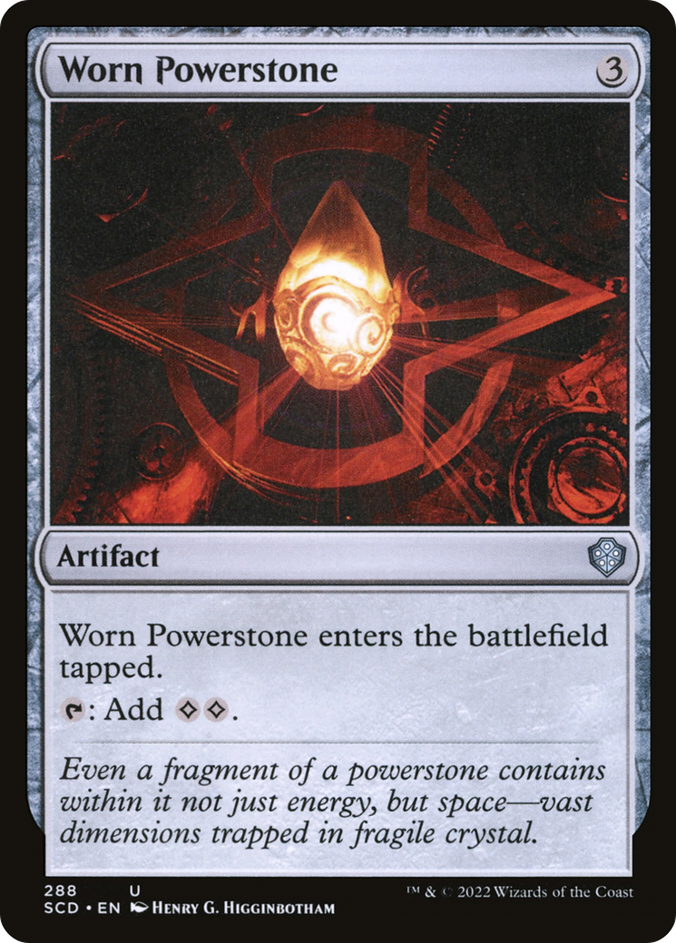 Worn Powerstone [Starter Commander Decks] | I Want That Stuff Brandon