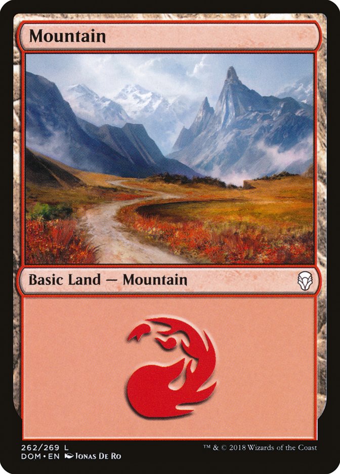 Mountain (262) [Dominaria] | I Want That Stuff Brandon