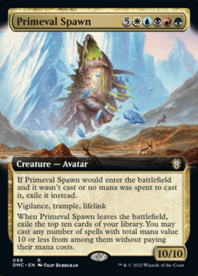 Primeval Spawn (Extended Art) [Dominaria United Commander] | I Want That Stuff Brandon