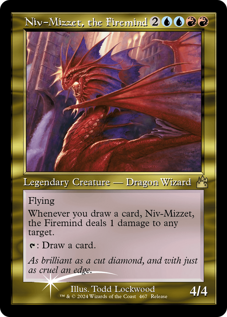 Niv-Mizzet, the Firemind (Retro Frame) [Ravnica Remastered] | I Want That Stuff Brandon