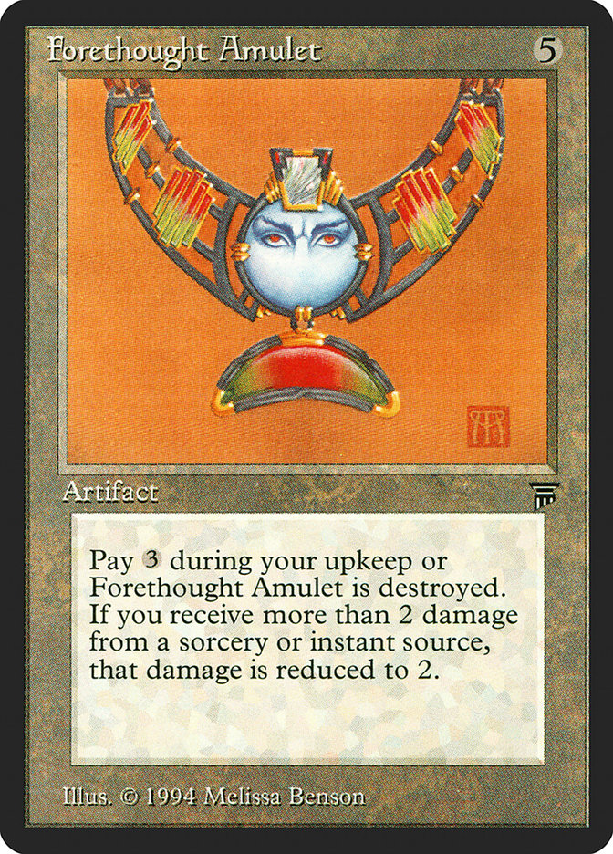 Forethought Amulet [Legends] | I Want That Stuff Brandon